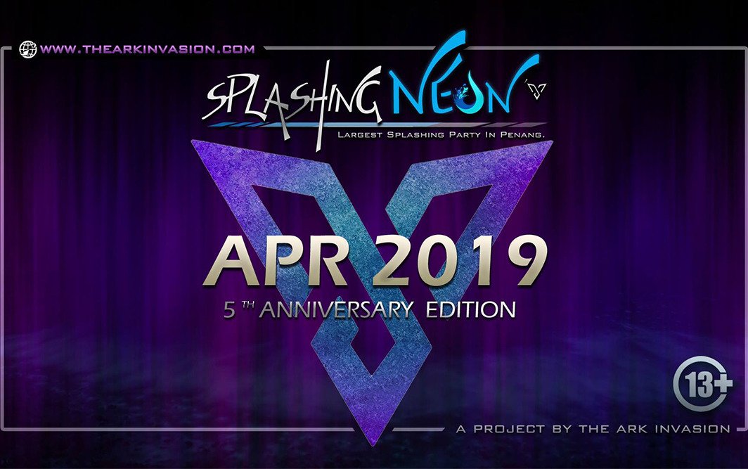 Splashing Neon Run event Malaysia organized by Egen Event